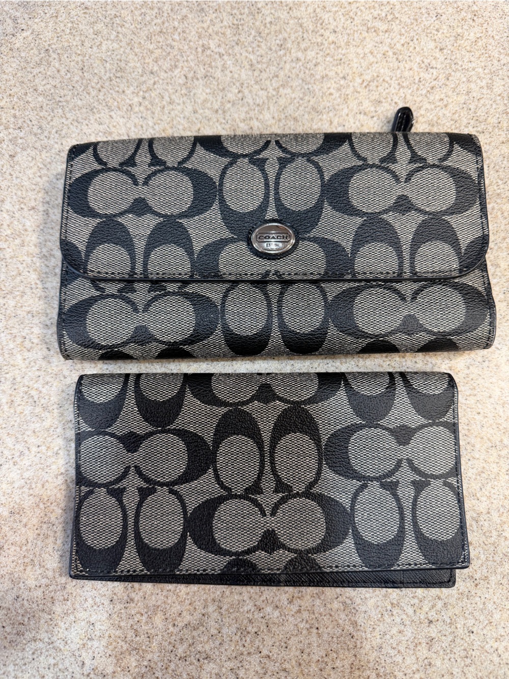 Coach Wallet & Check Cover